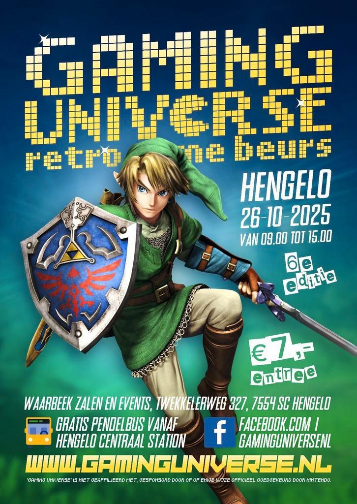 Gaming Universe hengelo(ov) 26-10-2025, Tickets en Kaartjes, Evenementen en Festivals, Eén persoon