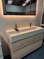 Badmeubel 120 cm met keramische wasbak ZAND!, Huis en Inrichting, Badkamer | Badkamermeubels, Ophalen, 100 tot 150 cm, Nieuw, Minder dan 100 cm
