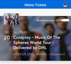 Coldplay Music of the Spheres 20-7 Düsseldorf losse plekken!, Juli, Drie personen of meer