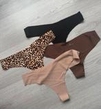 Nieuwe strings, Kleding | Dames, Ondergoed en Lingerie, Ophalen of Verzenden, Zwart, String