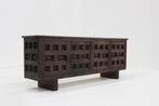 Vintage Spaans Brutalist sideboard dressoir, Huis en Inrichting, Ophalen, Vintage, design, Spaans, 150 tot 200 cm, 25 tot 50 cm