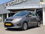 Ford C-Max 1.0 Edition Plus Nav clima trekh parkh v&a camera, Voorwielaandrijving, Gebruikt, Zwart, Bruin