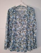 Blouse in fris blauw bloempatroon Soyaconcept maat L/42, Maat 42/44 (L), Ophalen of Verzenden, Zo goed als nieuw, Soyaconcept