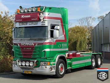 Scania R620 25 T HOOKLIFT / HOLLAND TRUCK / HOOK-CRANE HYDRA beschikbaar voor biedingen