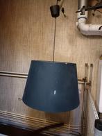 Zwarte hanglamp met lamp, Ophalen, Gebruikt, 50 tot 75 cm, Metaal