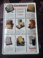 GUINNESS BEER - 42 - GUIDE TO ENGLISH CHEESE., Ophalen, Nieuw, Reclamebord, Plaat of Schild, Overige merken