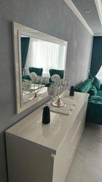 Dressoir Wit Hoogglans, Ophalen, Zo goed als nieuw, Rechthoekig, 200 cm of meer