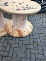Massief houten haspel, Ophalen, Zo goed als nieuw, Rond, Hout