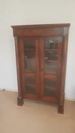 Boekenkastje met glazen deuren 18de eeuw, Ophalen of Verzenden