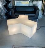 Slide ypsilon salontafel / bank met ledverlichting, Ophalen, Kunststof, Slide, 100 tot 150 cm