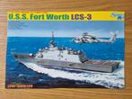 Cyber Hobby 7129 U.S.S. Fort Worth LCS-3 1:700 zonder doos, Overige merken, 1:200 of kleiner, Ophalen of Verzenden, Cyber Hobby