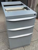 Metalen Emmein bureaublok, Huis en Inrichting, Kasten | Ladekasten, Ophalen, Minder dan 50 cm, Gebruikt, 75 cm of meer