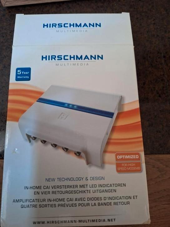 Hirschmann antenneversterker HMV 41 shop, Audio, Tv en Foto, Televisie-accessoires, Zo goed als nieuw, Ophalen of Verzenden