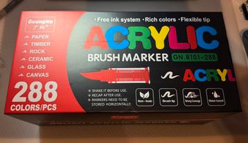 GuangNa acrylic brush marker set 288 beschikbaar voor biedingen