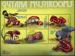 2000 Guyana Flora Planten Paddestoelen set 2, Ophalen of Verzenden, Postfris, Dier of Natuur