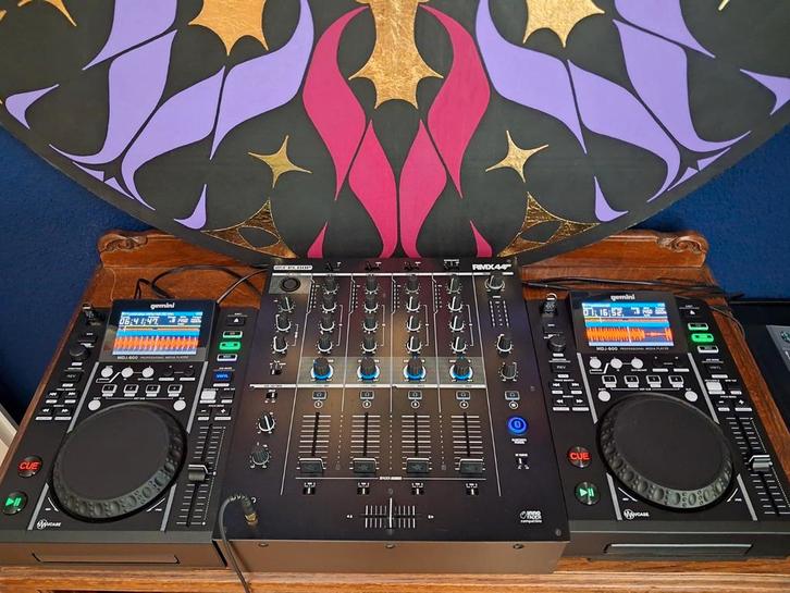 2x Gemini MDJ-600 en mengpaneel Reloop RMX-44BT, Muziek en Instrumenten, Dj-sets en Draaitafels, Zo goed als nieuw, Reloop, Ophalen