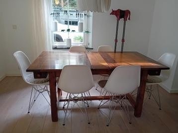 eiken eettafel - uitschuifbaar beschikbaar voor biedingen