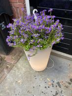 Verlichte bloempot, 40 cm of meer, Rond, Ophalen of Verzenden, Zo goed als nieuw