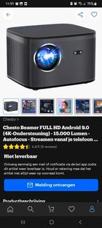Chesto beamer + upliving projectorscherm 172 cm + standaard, Audio, Tv en Foto, Beamers, Ophalen, LED, Zo goed als nieuw, Full HD (1080)