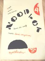 Appeltheater Affiche - Louis Couperus, Ophalen of Verzenden, Zo goed als nieuw, Rechthoekig Staand, Overige onderwerpen