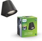 Philips Virga buitenwandlamp - zwart, Ophalen, Minder dan 50 watt, Wandlamp, Netvoeding