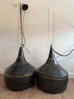 Industriële Hanglamp Moos - 50 cm, Ophalen of Verzenden, Nieuw, Metaal, 50 tot 75 cm