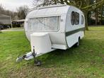 Caravan Mostard Yvonne Oltimer bj. 1971, Caravans en Kamperen, Caravans, Overige merken, Vast bed, Particulier, Standaardzit