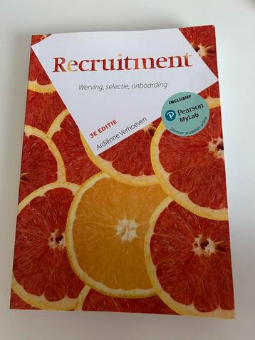 Recruitment - Ardiënne Verhoeven 3e editie beschikbaar voor biedingen