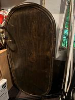 Oude bruine salon tafel, Huis en Inrichting, Tafels | Salontafels, Ophalen, Gebruikt, Ovaal