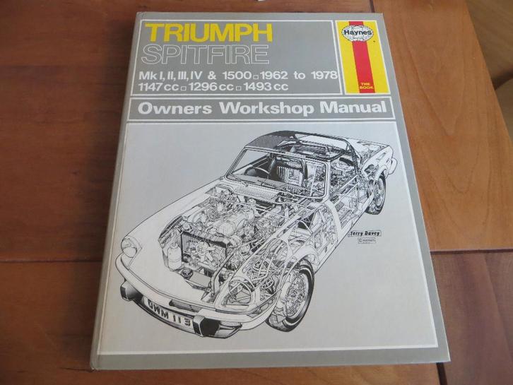 Haynes manual Triumph Spitfire Mk I, Mk 2, Mk 3, Mk 4, 1500, Auto diversen, Handleidingen en Instructieboekjes, Ophalen of Verzenden