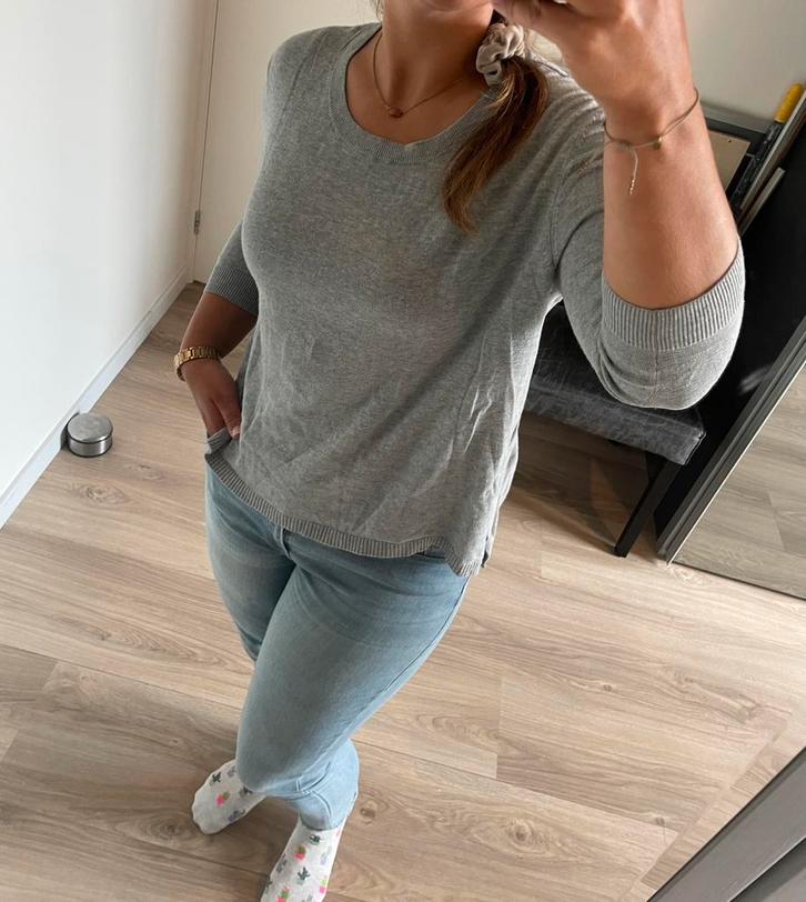 Repeat trui, grijs, maat 36 (ruim), Kleding | Dames, Truien en Vesten, Zo goed als nieuw, Maat 36 (S), Grijs, Ophalen of Verzenden