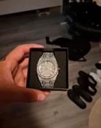 Iced-Out polshorloge unisex, Sieraden, Tassen en Uiterlijk, Horloges | Heren, Overige merken, Polshorloge, Nieuw, Ophalen of Verzenden