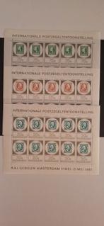 Amphilex '67 NVPH V886-V887-V888,postfris !, 3x velletje, Ophalen of Verzenden, Na 1940, Postfris