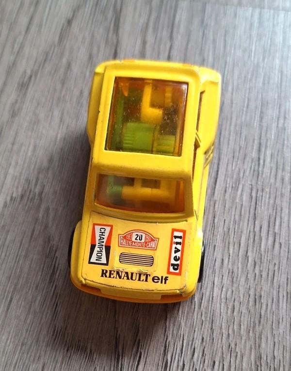 Vintage Majorette Renault F1 raceauto ELF geel, Ophalen of Verzenden