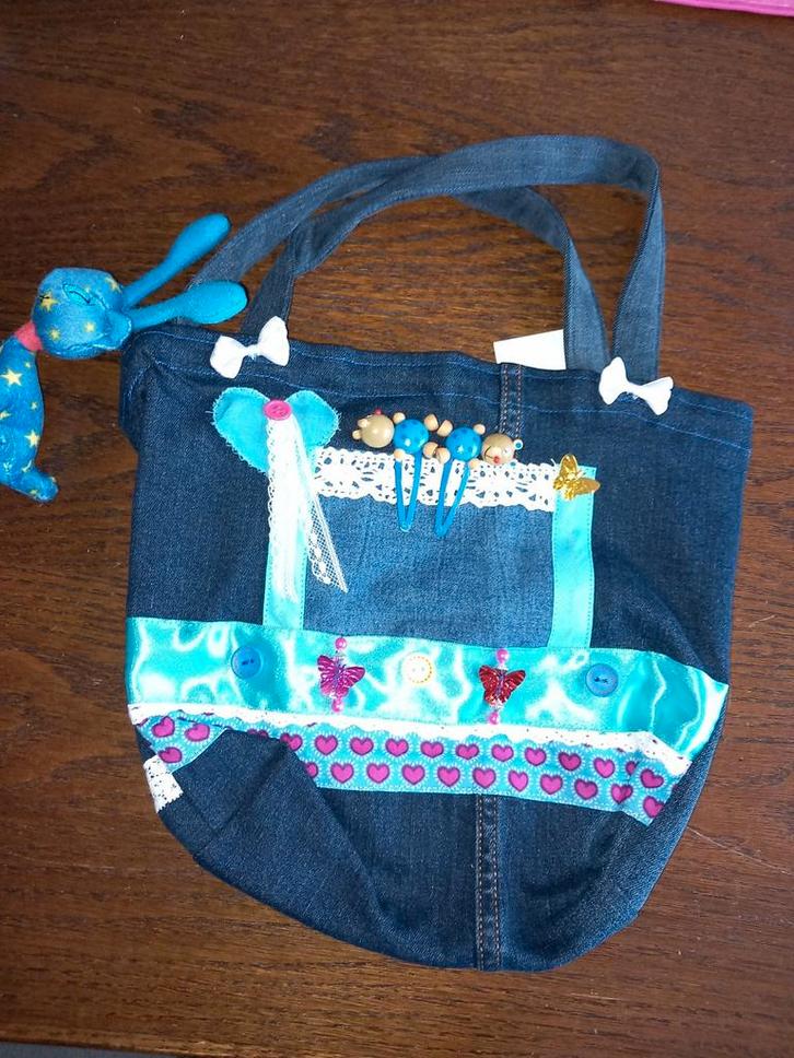 Handtasje voor kinderen (Denim), Sieraden, Tassen en Uiterlijk, Tassen | Damestassen, Nieuw, Schoudertasje, Blauw, Ophalen of Verzenden