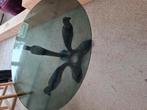 Vintage salon tafel vogels messing, Huis en Inrichting, Ophalen, 50 tot 100 cm, Rond, 50 tot 100 cm