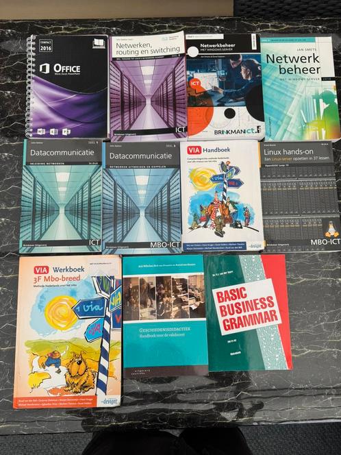 Schoolboeken ICT MBO niveau 2/3/4, Boeken, Informatica en Computer, Zo goed als nieuw, Ophalen of Verzenden
