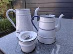 Emaille kannen brocante, Antiek en Kunst, Ophalen of Verzenden