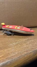 Oude Norev plastic speedboot met motor schaal 1/43