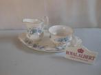 Royal Albert Blue Blossom driedelig roomstel, Overige typen, Ophalen of Verzenden, Zo goed als nieuw, Overige stijlen