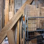 Mooi oud hout voor diverse bewerkingen., Doe-het-zelf en Verbouw, Hout en Planken, Ophalen, Overige typen, Zo goed als nieuw, 50 mm of meer