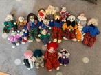 Clowns porselein en stof, Ophalen of Verzenden, Gebruikt