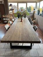 Massieve Eetkamertafel - Industrieel Design - 350cm, Ophalen, 100 tot 150 cm, 200 cm of meer, Zo goed als nieuw