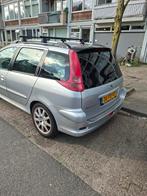 Peugeot 206 1.6 16V SW 2004 Grijs, Auto's, Peugeot, Voorwielaandrijving, 15 km/l, 4 cilinders, Origineel Nederlands