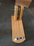Houten Hamhouder - Handig voor Ham Snijden, Ophalen, Gebruikt