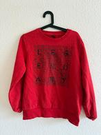 Rode sweater met tekstprint van Exsept, maat L, Maat 42/44 (L), Ophalen of Verzenden, Zo goed als nieuw, Eksept