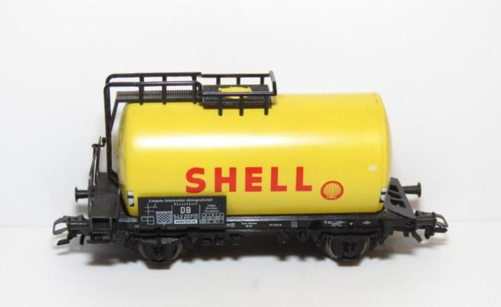 Marklin H0 29855.8 - 2 assige ketelwagen Shell van de DB, Hobby en Vrije tijd, Modeltreinen | H0, Zo goed als nieuw, Wagon, Wisselstroom