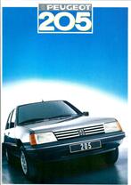 Folder Peugeot 205 1987, Ophalen of Verzenden, Gelezen, Peugeot