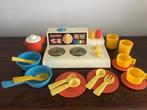 Retro fisher price kookvuur keuken met toebehoren, Kinderen en Baby's, Speelgoed | Fisher-Price, Ophalen of Verzenden, Gebruikt