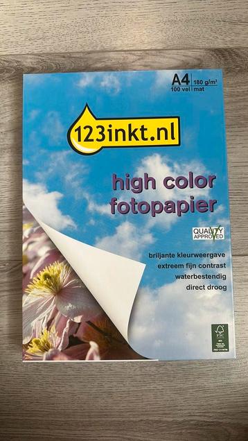 Mat fotopapier, doos bijna vol. A4, 180 gram beschikbaar voor biedingen